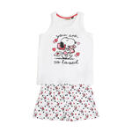 ADMAS FEMME - Ref.63451AD - Pyjama short débardeur Peanuts In My Heart Admas