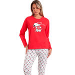 ADMAS FEMME - Ref.63440AD - Pyjama pantalon top long Peanuts In My Heart