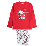ADMAS FEMME - Ref.63453AD - Pyjama pantalon top long Peanuts In My Heart