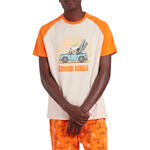 ADMAS HOMME - Ref.63006AD - Pyjama short t-shirt Peanuts Summer Beagle Admas