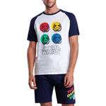 ADMAS HOMME - Ref.62487AD - Pyjama short t-shirt The Dark Side Star Wars Admas