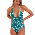 ADMAS FEMME - Ref.11473AD - Maillot de bain 1 pièce dos nu préformé Patchwork