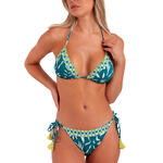 ADMAS FEMME - Ref.15483AD - Ensemble deux pièces bikini triangle Patchwork