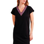 ADMAS FEMME - Ref.19754AD - Robe de plage manches courtes Sailor Club Admas