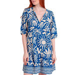 ADMAS FEMME - Ref.19919AD - Robe estivale manches trois-quarts Sun Summer Admas