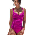 LASCANA - Ref.GOA238L - Maillot de bain une pièce amincissant Riviera Lascana