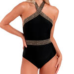 ADMAS FEMME - Ref.11464AD - Maillot de bain 1 pièce dos nu croisé Luxe Swim