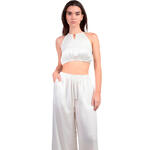 ADMAS FEMME - Ref.19926AD - Ensemble estival satin top et pantalon Satinee Beach