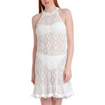 ADMAS FEMME - Ref.19895AD - Robe de plage crochet Happy Admas