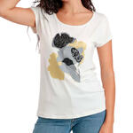 ADMAS FEMME - Ref.43627AD - T-shirt manches courtes Best Wishes Admas