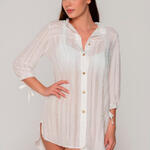 LUNA - Ref.91250LU - Robe estivale chemise manches longues PRAISE Luna Splendida