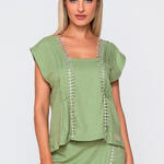 LUNA - Ref.91220LU - Top sans manches SAGE Luna Splendida