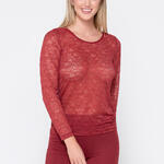 LUNA - Ref.84522LU - Caraco t-shirt dentelle MICRO TOUCH LACE Luna Splendida
