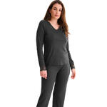 LISCA - Ref.23473LI - Pyjama pantalon top manches longues RUTH Lisca
