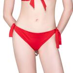 Bas maillot slip de bain taille basse à nouettes ARISTA