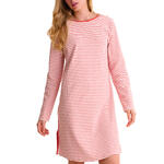 LISCA - Ref.63494LI - Chemise de nuit manches longues INFINITY Lisca Cheek