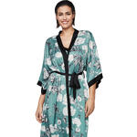 Déshabillé long manches trois quarts MALITZIA