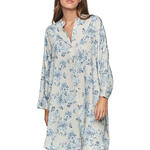 SELMARK - Ref.P10763S - Chemise de nuit manches longues P107 JARDINS SECRETS