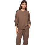Tenue détente pyjama pantalon top col rond P108 MINIMAL PREMIUM