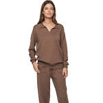 Tenue détente pyjama pantalon top col polo P108 MINIMAL PREMIUM