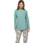 SELMARK - Ref.P10973S - Pyjama pantalon top long P109 CACHEMIRE BAMBOO