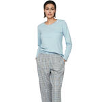 SELMARK - Ref.P11473S - Pyjama pantalon top manches longues P114 HERITAGE