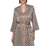 SELMARK - Ref.P11671S - Déshabillé kimono P116 SATIN SUBLIME Selmark