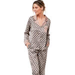 SELMARK - Ref.P11676S - Pyjama pantalon chemise P116 SATIN SUBLIME