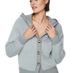 Veste courte à capuche peluche PC1 STYLE ADD