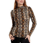 ADMAS FEMME - Ref.43510AD - Top manches longues col montant Serpiente Admas