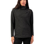ADMAS FEMME - Ref.43678AD - Top manches longues col montant boutons Neck Buttons
