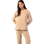 Pyjama pantalon top manches longues ADM Home