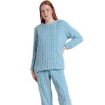 ADMAS FEMME - Ref.63651AD - Pyjama pantalon top manches longues Chains Admas