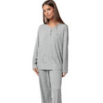 ADMAS FEMME - Ref.63656AD - Pyjama pantalon top manches longues Supersoft Admas