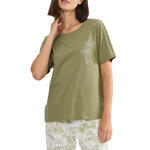 TRIUMPH - Ref.10227216 - Haut de pyjama t-shirt manches courtes MIX AND MATCH