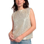 ADMAS FEMME - Ref.43632AD - Débardeur à sequins Bright And Shine Admas