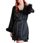 ADMAS FEMME - Ref.67222AD - Déshabillé manches longues Marabu Christmas Admas