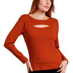 Top manches longues Agujero Rib