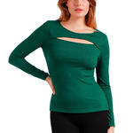 Top manches longues Agujero Rib