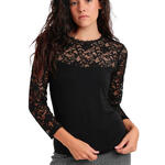 ADMAS FEMME - Ref.43573ADN - Top manches longues dentelle Lace Admas