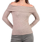 ADMAS FEMME - Ref.43663AD - Top manches longues Bandeau Melange Admas