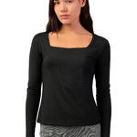 ADMAS FEMME - Ref.43684AD - Top manches longues col carré Cuadrado Admas