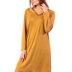 Chemise de nuit manches longues Lisos