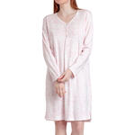 ADMAS FEMME - Ref.61424AD - Chemise de nuit manches longues La Vie Est Belle