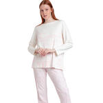 ADMAS FEMME - Ref.63603AD - Pyjama pantalon top manches longues La Vie Est Belle