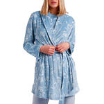 ADMAS FEMME - Ref.67090AD - Robe de chambre White Flowers Admas