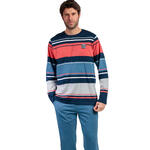 Pyjama pantalon top manches longues Rayas Burnt Lois