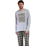 Pyjama pantalon top manches longues Never Give Up