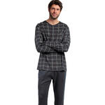 Pyjama pantalon polo manches longues Cinnamon