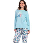 Pyjama pantalon top manches longues Stitch And Angel Disney